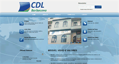 Desktop Screenshot of cdlbarbacena.com.br